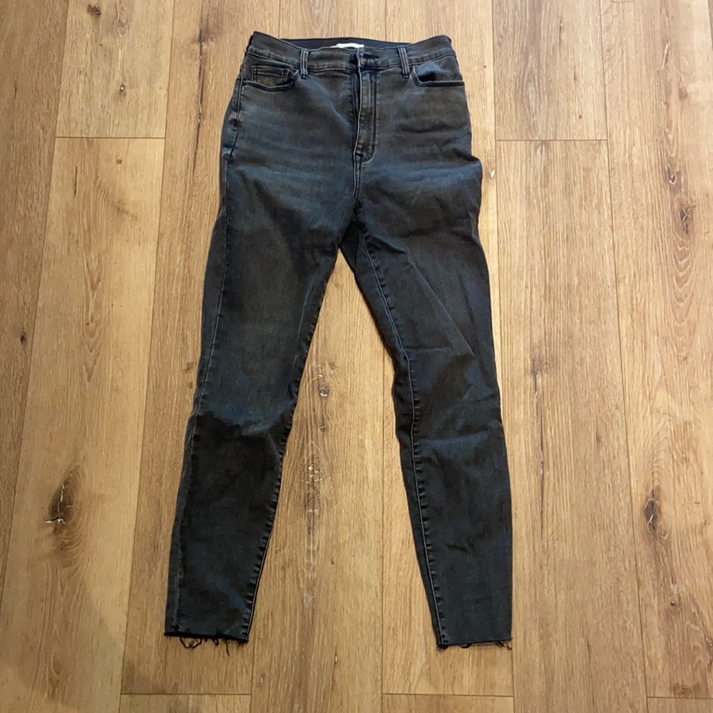 Pacsun Distressed Black Jeggings